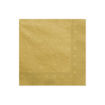 Picture of PAPER NAPKINS 3 LAYER METALLIC GOLD - 20 PACK